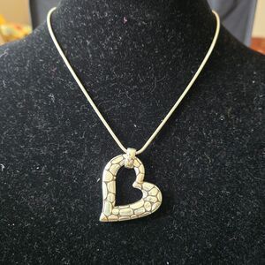 Brighton Pebble Heart Necklace